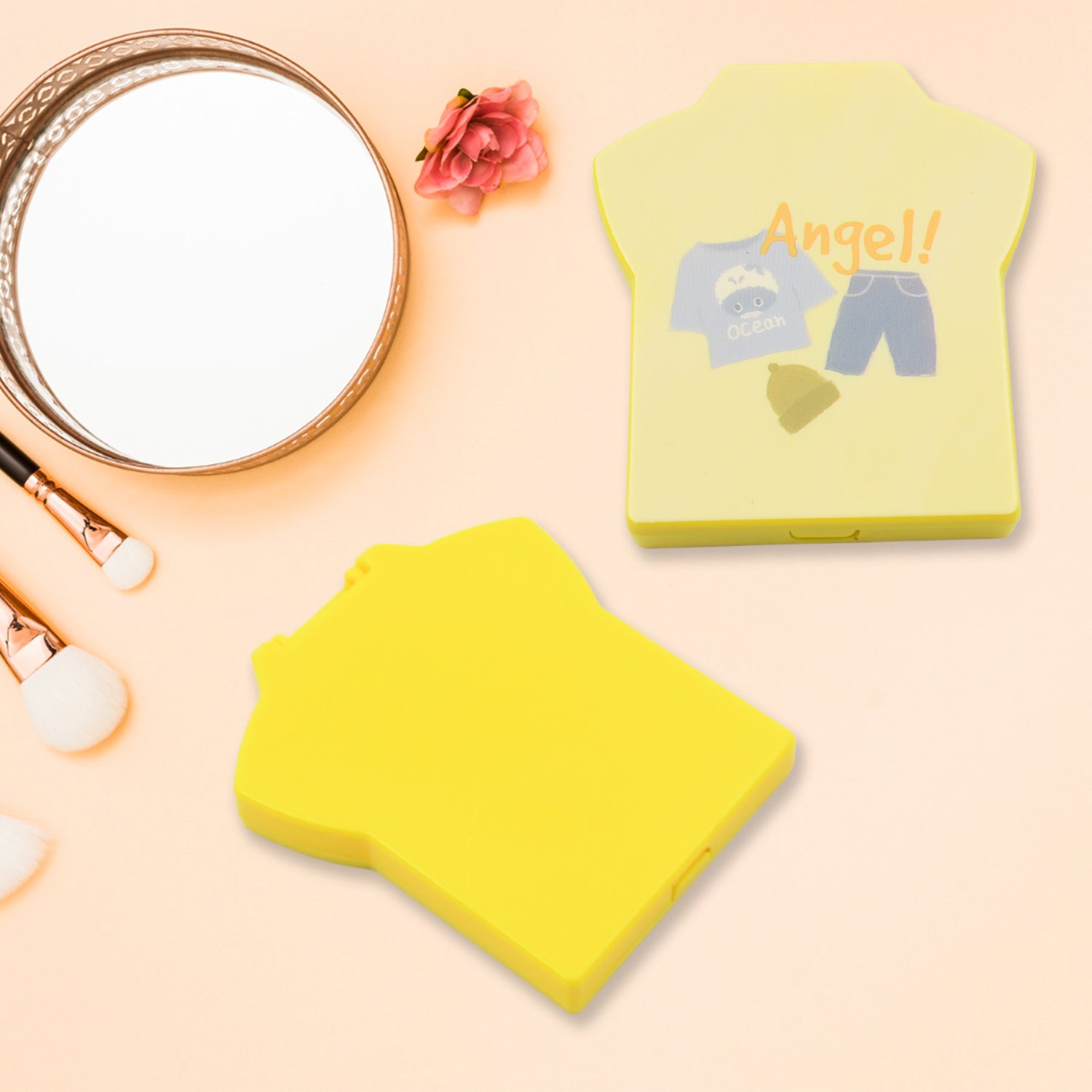 12634 Combo Of Hair Comb And Mirror Set For Women And Girls Casual And Travelling Use Folding Pocket Hairbrush, Mini Hair Comb Compact Travel Size, Hair Massage Comb, For Men Women And Girls 12634 Combo Of Hair Comb And Mirror Set For Women And Girls Casual And Travelling Use Folding Pocket Hairbrush, Mini Hair Comb Compact Travel Size, Hair Massage Comb, For Men Women And Girls